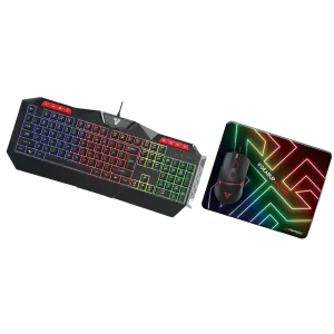 Fantech (P31) Gaming Power Pack - 3in1 Bundle Keyboard,Mouse,Mousepad- Black