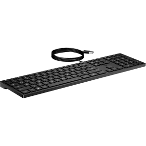 HP 320 Wired Keyboard 180cm, Full-Size US Layout - Black