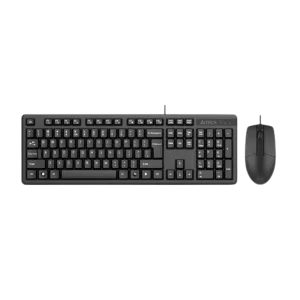 A4Tech (KK-3330) SmartKey FN Desktop Wired Combo - USB2.0 - UK/AR Layout - Black