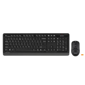 A4Tech (FG1012) FStyler Wireless Keyboard & Mouse Combo - US/AR Layout - Black