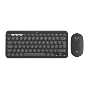 Logitech (920-012251) Pebble 2 Multi-device Wireless Keyboard and Mouse Combo for MAC - Black