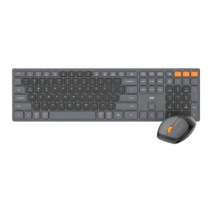 Fantech (WK895) Go Pop Wireless Desktop Keyboard & Mouse Combo - US Layout - Grey