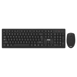 AOC (KM210) Wireless Keyboard and Mouse Combo, USB - Black