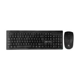 SkyGate (SG-KBMW-0473) Wireless Desktop Keyboard and Mouse Combo, US/AR Layout - Black 