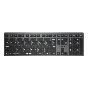 A4Tech (FBX50C) FStyler Wireless Scissor Switch Keyboard - US/AR Layout - Grey