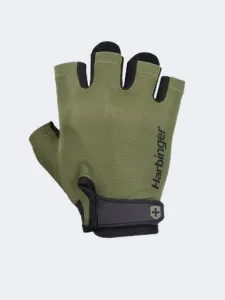 Harbinger Power 2 Unisex Fitness Gloves Olive
