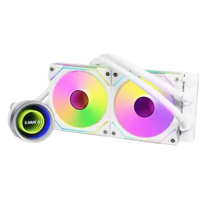LianLi (GA2T24INW) GA II Trinity SL-INF 240 ARGB Liquid Cooler - White
