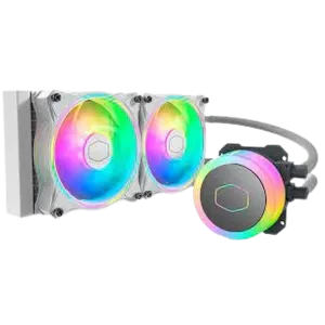 Cooler Master (MLX-D24M-A18PW-R1) MasterLiquid ML240 Illusion ARGB Cooler - White Edition