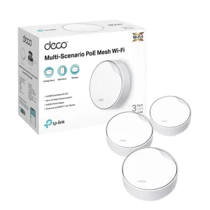 TP-Link Deco X50-PoE(3 Pack) AX3000 Whole Home Mesh WiFi 6 System with PoE - White