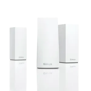 Linksys (MX2003-ME) Atlas6 (3 Pack) AX3000 Dual Band Mesh Wi-Fi6 System - White