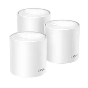 TP-Link Deco X10 (3 Pack) AX1500 Whole Home Mesh Wi-Fi 6 System - White