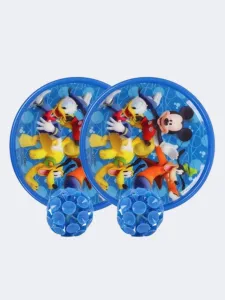 Joerex Mickey Kids Beach Set Of Racket And Ball Blue