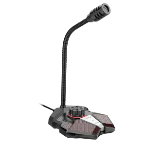 Vertux Condor High Intensity Wired Gaming Microphone - USB 2.0 - Black