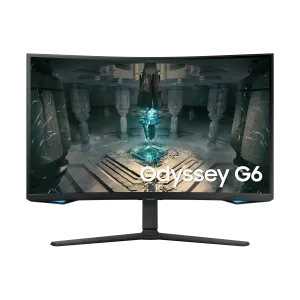 Samsung (S32BG650EM) 32" Odyssey G6 Curved Gaming Monitor 2K QHD - VA - 240Hz - 1ms - 3Yrs - Black