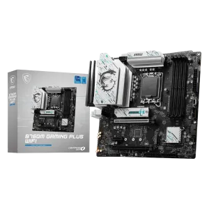 MSI (911-7D99-017) B760M Gaming Plus Motherboard - DDR5 - Wifi - LGA1700 - mATX