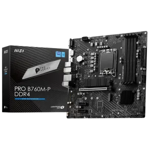 MSI (911-7E02-006) Pro B760M-P Motherboard - DDR4 - LGA1700 - mATX