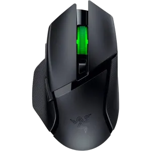 Razer (RZ01-04870100-R3G1) Basilisk V3 X Hyperspeed Wireless 2.4GHz/Bluetooth RGB Gaming Mouse-Black