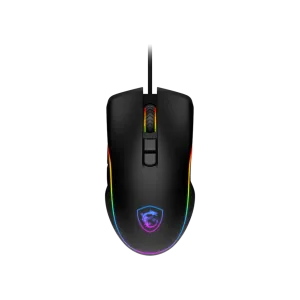 MSI (GM300) Forge Wired RGB Gaming Mouse, 7 Buttons, 7200dpi, USB - Black