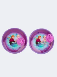 Joerex Frozen Kids Beach Set Of Racket And Ball Purple