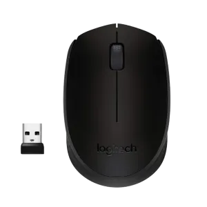 Logitech (910-004424) M171 Wireless NanoUSB Mouse - 2.4GHz - Black 