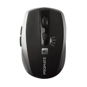 Promate (Breeze.Silver) 2.4GHz Wireless Silent Switch Streamlined Mouse - Silver