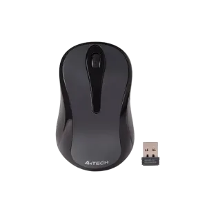 A4Tech (G3-280A) V-Track Wireless Mouse - 1200DPI - 2.4GHz - Glossy Grey