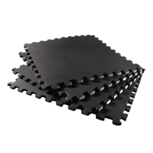 Fitness Factory Interlocking PE 62 X 62 X 1 Cm Unisex Mats Black
