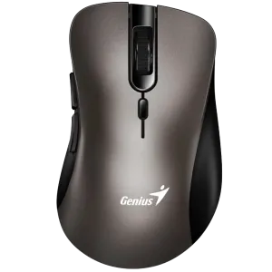 Genius(Ergo 8100S) Wireless Ergonomic Silent Mouse-1600DPI-2.4GHz-Champagne Titanium