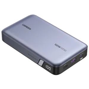 UGreen (25188) 100W Power Bank 20,000mAh - Fast Charging - Black