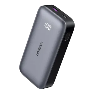 UGreen (25185) 30W Dual Port 10000mAh Ultra Slim Quick Charging - Black