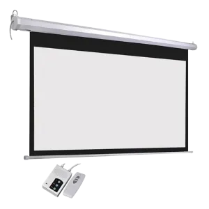Invo (IEPS112C) Electric Wall Projection Screen - 200x200cm - White