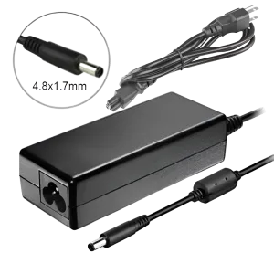 BC Adapter (19V4.7A 4.8x1.7) HP 19.5V 3.33A  Compatible Laptop AC Adapter, 4.8x1.7m Long Plug, Black