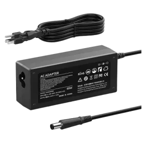 CEM HP Compatible Power Adapter 19.5V 3.33A - 4.5x3.0 Sense Pin - Black 