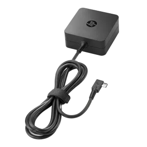 HP (1HE07UT) Genuine USB-C AC Power Adapter G2 45W - Black 