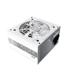 Xigmatek (EN48106) 700W X-Power III Arctic 85 Plus RGB PC Power Supply Unit - White