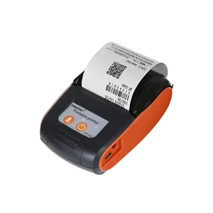 GOOJPRT (PT-210) 58mm Portable Thermal Receipt Printer - Light Blue on Black