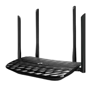 TP-Link (Archer C6) AC1200 Mesh Wi-Fi Router Full Gigabit MU-MIMO Router - 4x Antennas - Black