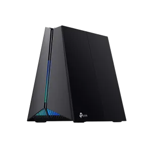 TP-Link (Archer GXE75) AXE5400 Tri-Band Wi-Fi 6E Gaming Router - RGB - Black