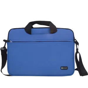 Sheng Beier (SH13) 13.3" Shockproof Fabric Sleeve bag- Handle & Triple Pockets - Mesh Blue