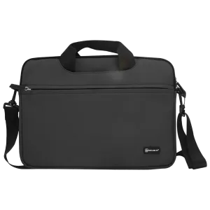 Sheng Beier (SH15) 15.6" Shockproof Fabric Sleeve - Handle & Triple Pockets - Black