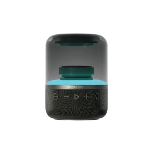 Promate (Glitz) LumiSound 360° Surround Sound Bluetooth Speaker - RGB - Black