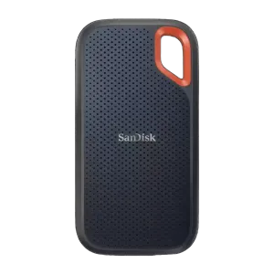 SanDisk (SDSSDE61-1T00-G25) Extreme 1Tb Pocket External SSD, IP65, 1Y - Red on Black 