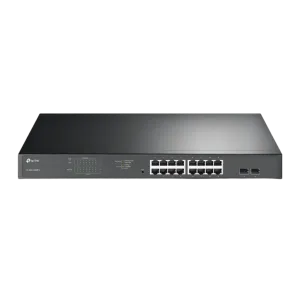TP-Link (TL-SG1218MPE) 18-Port Gigabit Easy Smart Switch with 16-Port PoE+ - Black