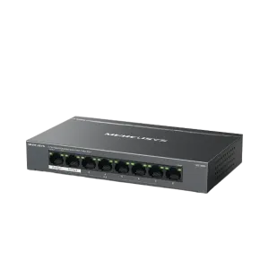 Mercusys by TP-Link (MS108GP) 8-Port Gigabit Desktop Switch with 7-Port PoE+ - Black