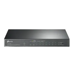 TP-Link (TL-SG1210MPE) 10-Port Gigabit Easy Smart PoE+ Switch with 1x SFP Slot - Black