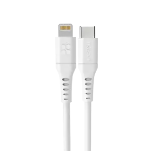 Promate (PowerLink-300.White) USB-C to Lightning Cable - 480Mbps - 3m - White