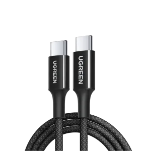 UGreen (65245) USB-C to USB-C Braided Cable (M-M) - 2m  - Black