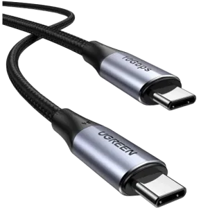 UGreen (50751) USB-C to USB-C 5Gbps Fast Data Transfer Cable (M-M) - 1.5m - Black