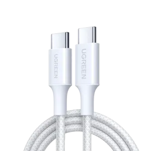 UGreen (35219) USB-C to USB-C Braided Cable (M-M) - 2m - White