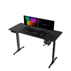 Fantech (GD811) Work station Desk Table - 120x60 cm - Electric Adjustable Rising Desk - Black